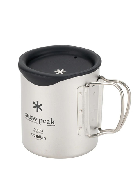 Pokrywka silikonowa do kubka Snow Peak 450 ml Silicone Lid - black