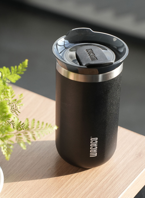 Kubek termiczny turystyczny Wacaco Octaroma Lungo 300 ml - onyx black