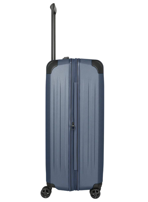 Walizka duża poszerzana Travelite Dynamiic EXP - denim blue