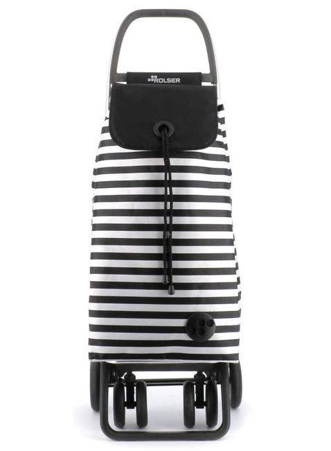 Wózek na zakupy składany Rolser I-Max 4 LT Tour Marina - white / black 