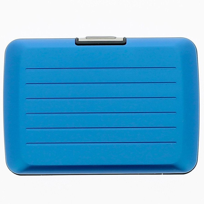 Portfel aluminiowy Ogon Design Stockholm V2 - blue