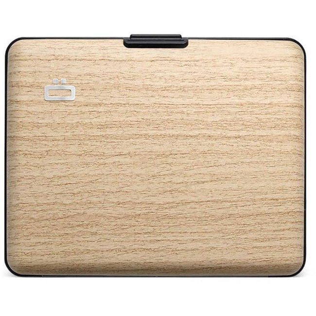 Portfel aluminiowy Ogon Design Big Stockholm - bamboo