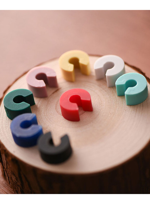 Znaczniki do kieliszków Cheer Moda Corals Glass Markers - multicolour