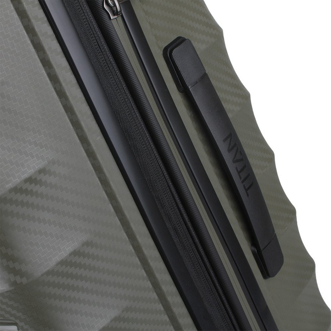 Walizka średnia Titan Highlight poszerzana - khaki