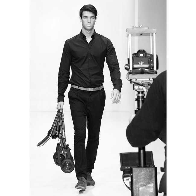 Wózek na zakupy z duzymi kołami Rolser I-Max Logic RSG - nitt oro 