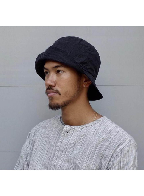 Kapelusz Snow Peak Indigo C/N Bucket Hat - black