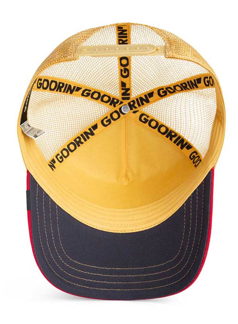 Czapka z daszkiem Goorin Bros The Faithful Eagle Trucker - gold / red