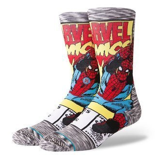 Skarpety Spiderman Comic Stance - grey