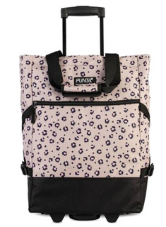 Torba na kółkach / wózek Punta Wheel Print - beige / rosa