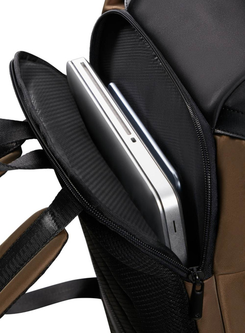 Plecak miejski Samsonite Relyon Backpack 15,6" with flap - brown