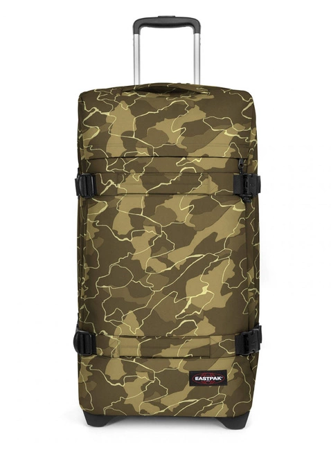 Torba podróżna na kółkach Eastpak Transit'R M - camouflash khaki