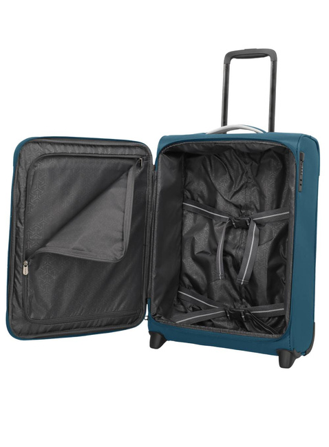 Walizka kabinowa Travelite Jetpack Light 2W Cabin - petrol