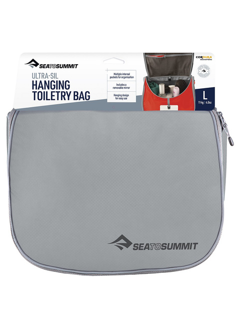 Kosmetyczka Sea to Summit Ultra-Sil Hanging Toiletry Bag L - high rise grey