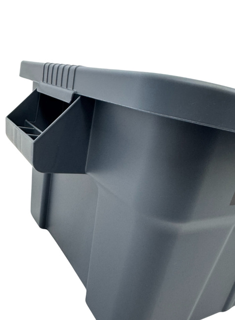 Kontener z pokrywą do przechowywania THOR Tote Box 53 L - grey