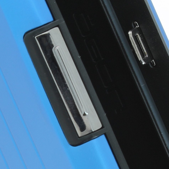 Portfel aluminiowy Ogon Design Stockholm V2 - blue