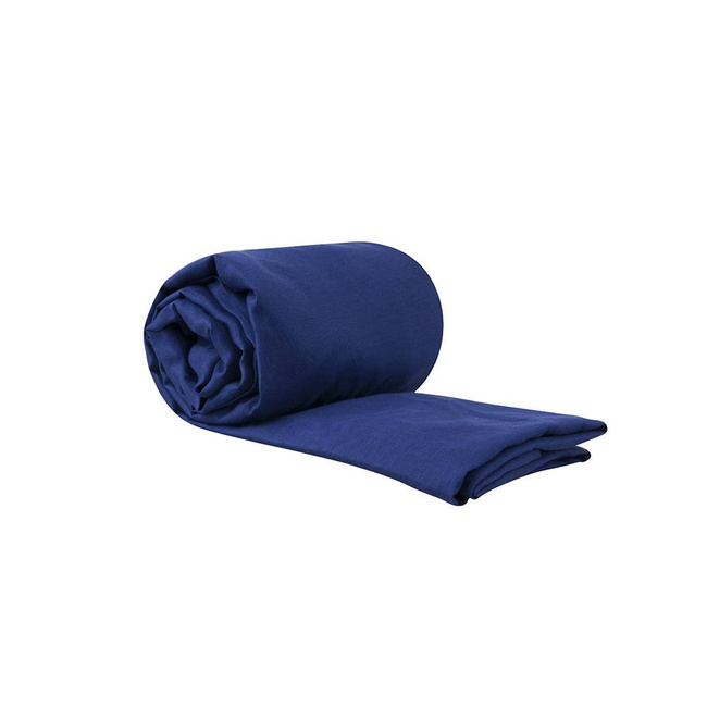 Prześcieradło Silk Cotton Liner Mummy Sea to Summit - navy