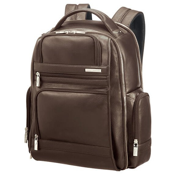 Plecak skórzany na laptopa Samsonite Sunstone 15,6" - brown