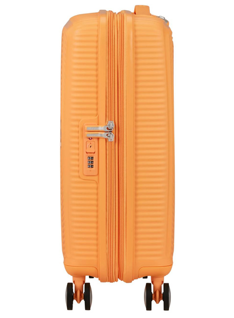 Walizka mała American Tourister Soundbox EXP - papaya pop