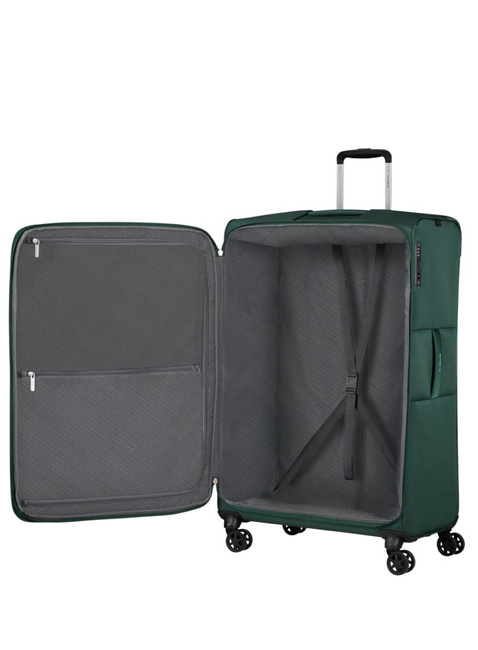 Walizka duża poszerzana Samsonite Base Breeze Exp - dark green