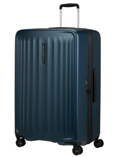 Walizka duża poszerzana Samsonite Fyrm EXP - steel blue