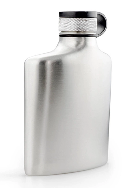 Stalowa piersiówka GSI Outdoors Hip Flask 177 ml - brushed