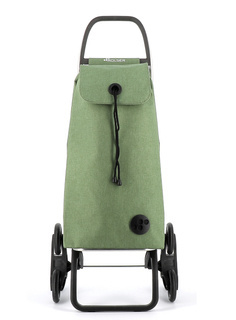 Wózek na zakupy Rolser I-Max Tweed z 6 kołami - green