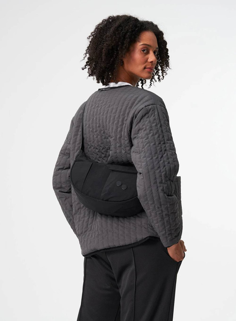 Torba na ramię Pinqponq Krumm Medium - crinkle black