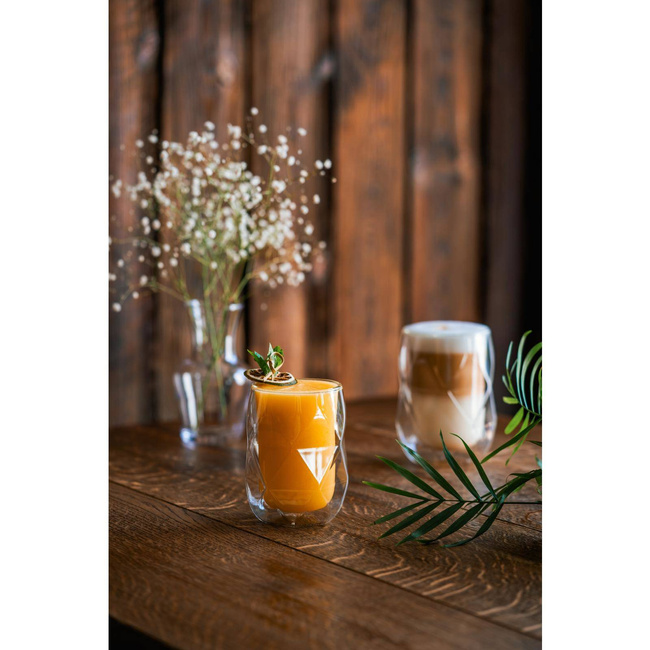 Komplet 2-szklanek z podwójną ścianką Vialli Design Geo 250 ml