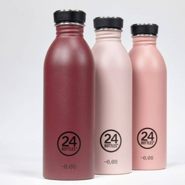 Butelka stalowa na napoje 24Bottles Urban 500 ml - amber deco