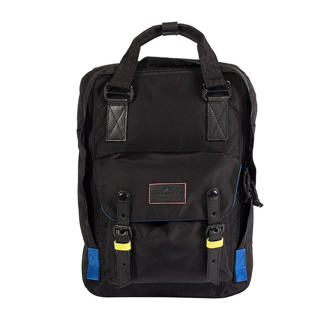 Szkolny plecak Doughnut Macaroon Glossy Blocking Series - black / neon
