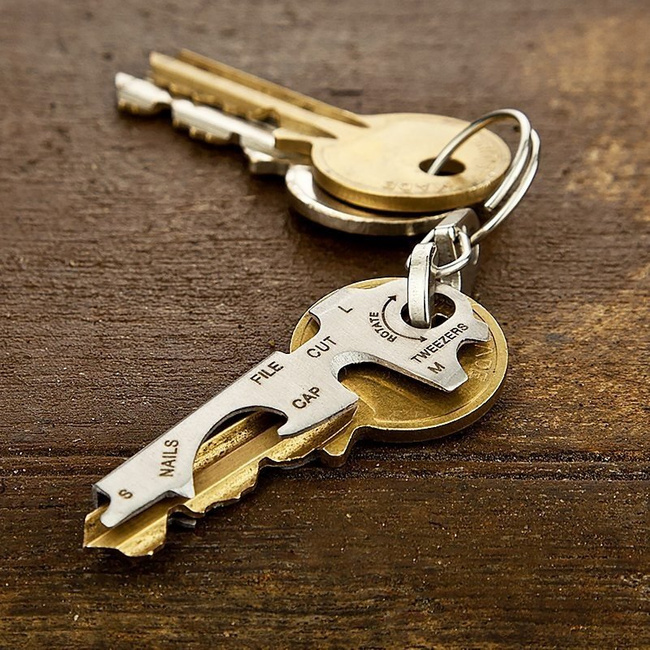 Brelok ze schowkiem na klucz Key Tool True Utility Micro Tool