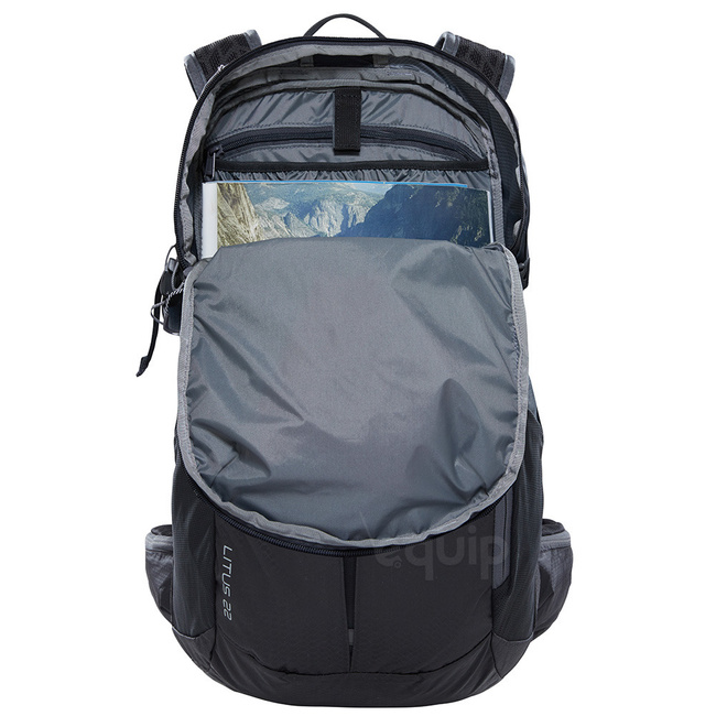 Plecak turystyczny The North Face Litus 22 asphalt grey/tnf black