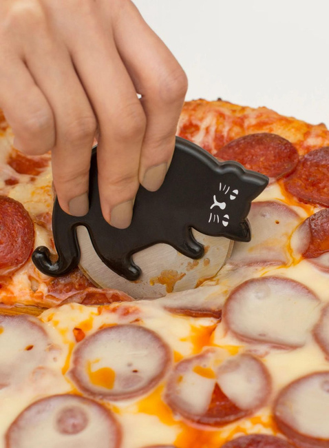 Nóż do pizzy kot Kikkerland Cat Lovers Pizza Cutter