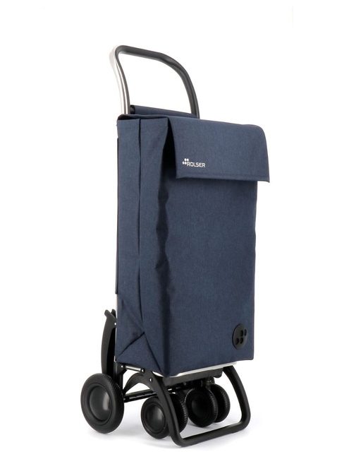 Wózek na zakupy Rolser Sbelta Tweed 4x4 - navy blue