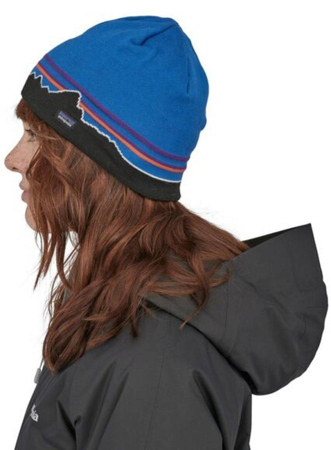 Czapka Patagonia Beanie Hat - classic fitz roy / andes blue