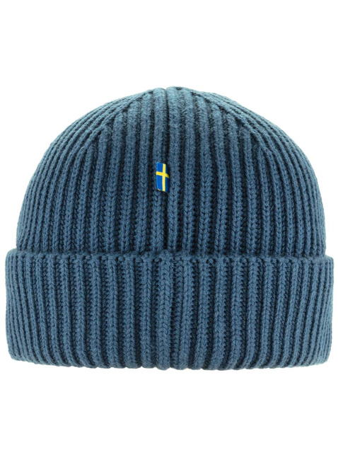 Czapka zimowa Fjallraven 1960 Lite Logo Hat - indigo blue