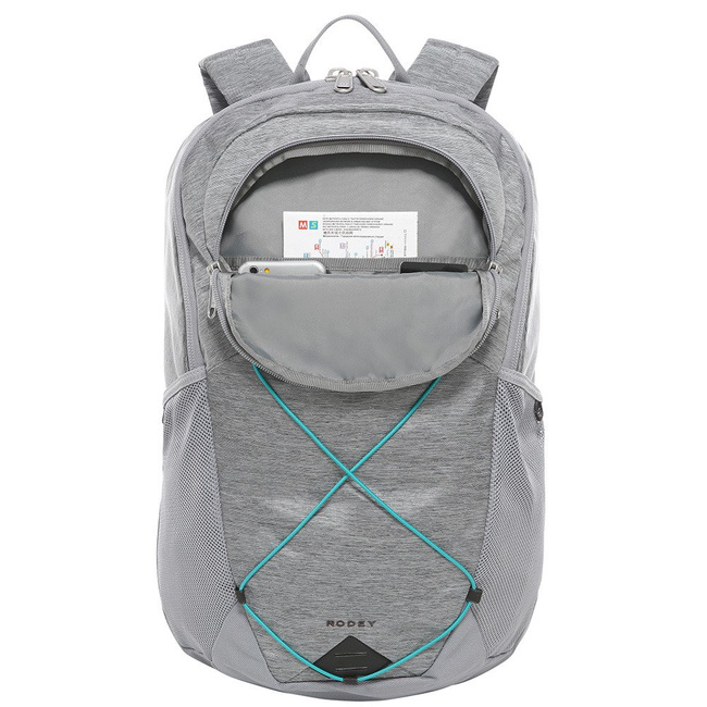 Plecak Rodey The North Face - mid grey dark heather / fanfare green