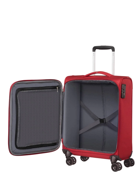 Walizka kabinowa American Tourister Crosstrack - red/grey