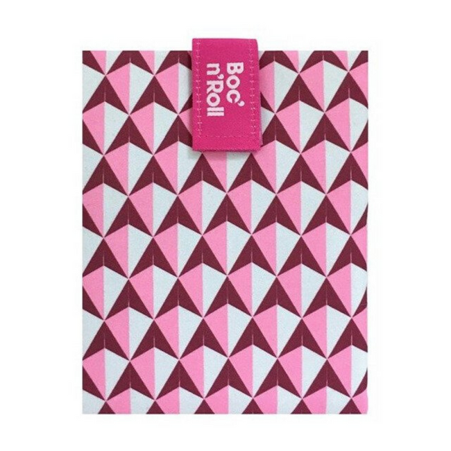 Chusta do pakowania kanapek Boc'n'Roll Tiles - pink