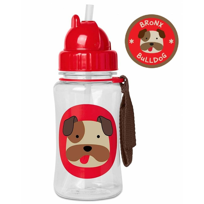 Bidon dla dziecka 350 ml Skip Hop Zoo - bulldog