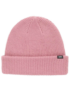Czapka zimowa dziecięca Vans Core Basic Cuff Beanie - pink dawn