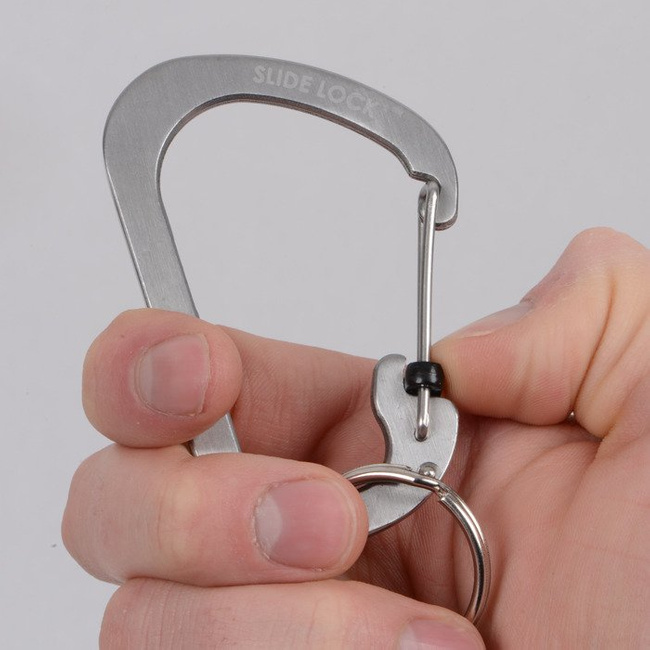 Karabinek SlideLock Carabiner #4 Nite Ize - stalowy