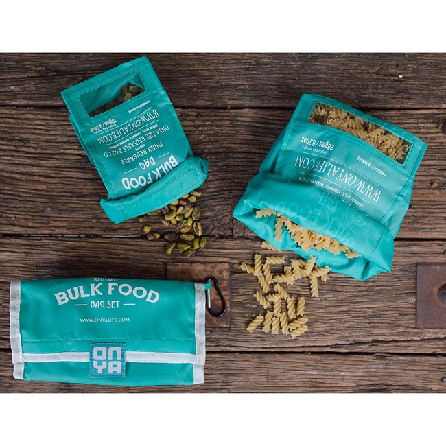 Mała torba / worek wielorazowy na żywność Onya - aqua