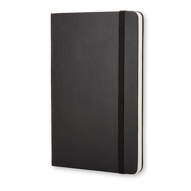 Kieszonkowy notatnik Moleskine Hard Cover Pocket Plain - black