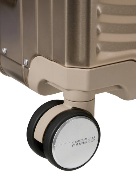 Walizka średnia American Tourister Soundbox Alu - bronze