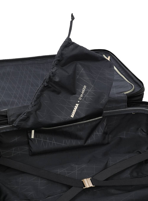 Walizka duża Travelite Barbara Novelty - black