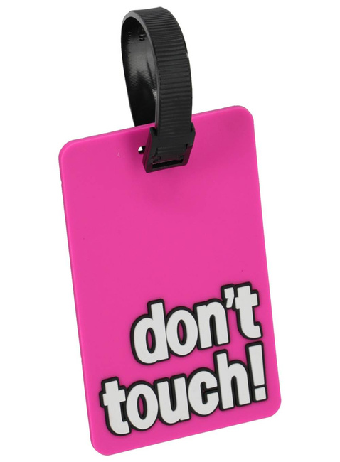 Zawieszka adresowa do bagażu Travelite Luggage Tag - don't touch