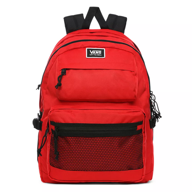 Plecak szkolny wielokomorowy Vans Stasher - racing red