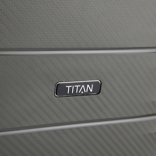 Walizka średnia Titan Highlight poszerzana - khaki