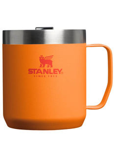 Kubek turystyczny z pokrywką Stanley Classic Legendary Camp Mug 0,35 l - goldenrod coral
